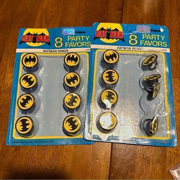 Vintage 90s Batman Cat Woman Riddler Large Party Lot With Costume Dead Stock - Picture 12 of 14